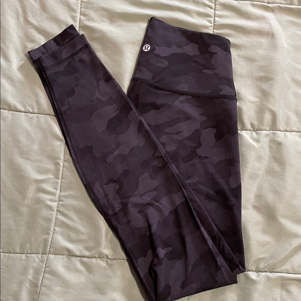 Lululemon Athletica Dark Camouflage Leggings